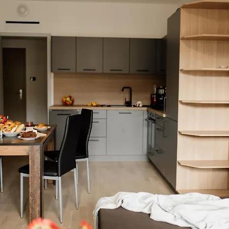 Stylish Near Center With Parking דירה *
